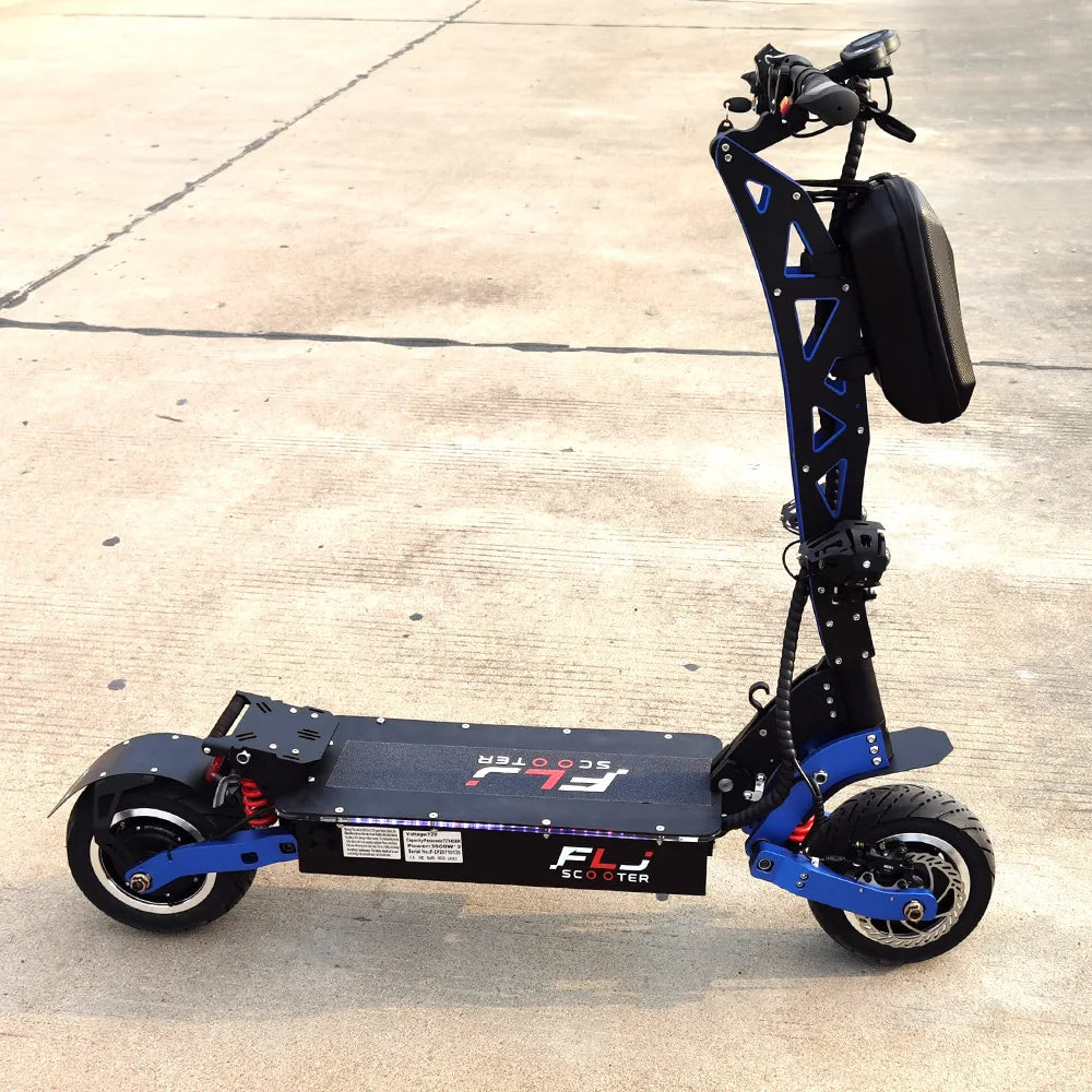 FLJ 6000W Dual Motors 60V 100-150kms range Off Road Tire top quality SK3 Adults Powerful Electric scooter