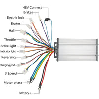 KUNRAY High Quality Brushless Motor Speed Controller 12Mosfet 800W - 1600W 48V DC E-Bike Electric Bicycle Scooter Accessories