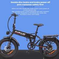 BLJ DZ-2005 Folding Ebike: 20 Inch Fat Tire Bicycle with 500W Bafang Motor - Your Ultimate Foldable Electric Bike for City Adventures