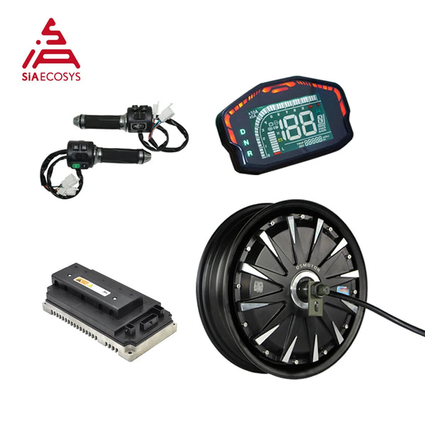 SIA/QS 12inch 3000W V1.4 72V 80kph Hub Motor with VOTOL EM150SP controller and kits for Scooter