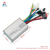 Electric Bicycle BLDC Motor Brushless Speed Controller 250W 350W 24V 36V 48V DC With Hall E-Brake Sensor Reverse 13A 6Mosfet