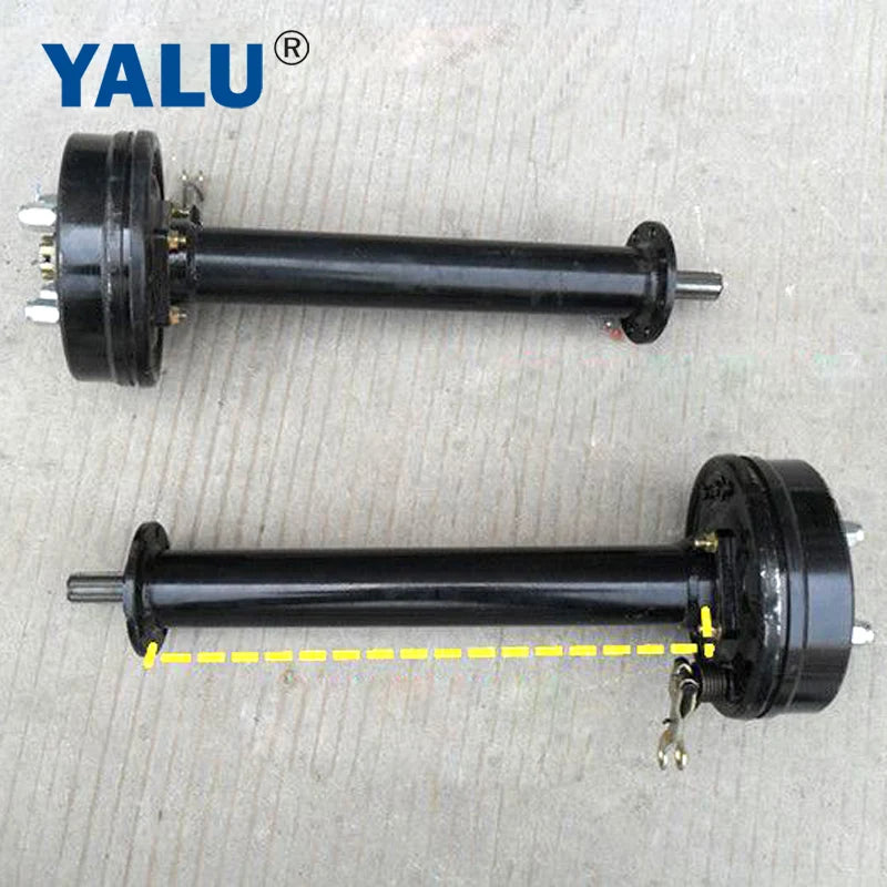Electric Tricycle Rear Bridge six Spline shaft Split axle match for 2.2kw Unitmotor bigger power differential brushless Motor