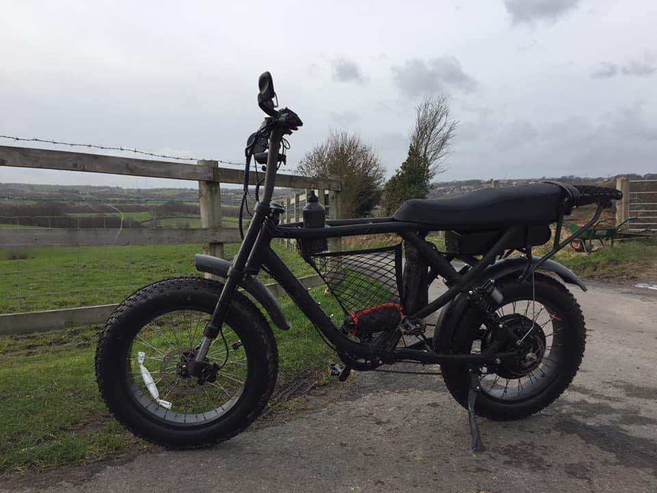 72V5000W Snow-ebike Conversion Kit Fat Tire 26" 20"4.0 Wheel Hub Motor Rear Dropout 170mm/190mm For Beach Fat-bike
