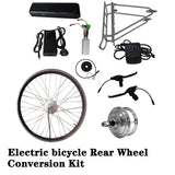 Electric Bicycle Rear Wheel Conversion Kit Electric Bicycle Batteries, Rear Rack, Other Accessories