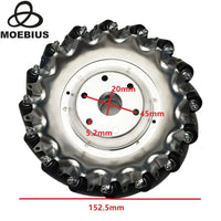 4pcs/set 100KG BIG Load Mecanum Wheel with DC 24V Speed Encoder Motor for Arduino DIY Robot Car Chassis Handling ROS Research