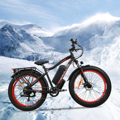 Baolujie Hot Sale Electric Mountain Bike: 26 Inch Fat Tire Ebike with 48V750W Power and LCD Display