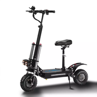 High Power Two wheel Electric Scooters 60V 6000W 11inch 20ah Foldable Electric Scooters Ultimate Combination of Power and Portability