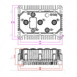 Kelly Controller KLS7240N 30V-72V 350A SINUSOIDAL BRUSHLESS MOTOR CONTROLLER for 4000-5000W Electric Motorcycle E-scooter