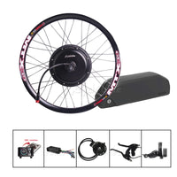 135mm Neweset V3 135mm drop out ebike kit 52V WF2000W electric bike conversion kit with 52V 17AH DP lithium battery