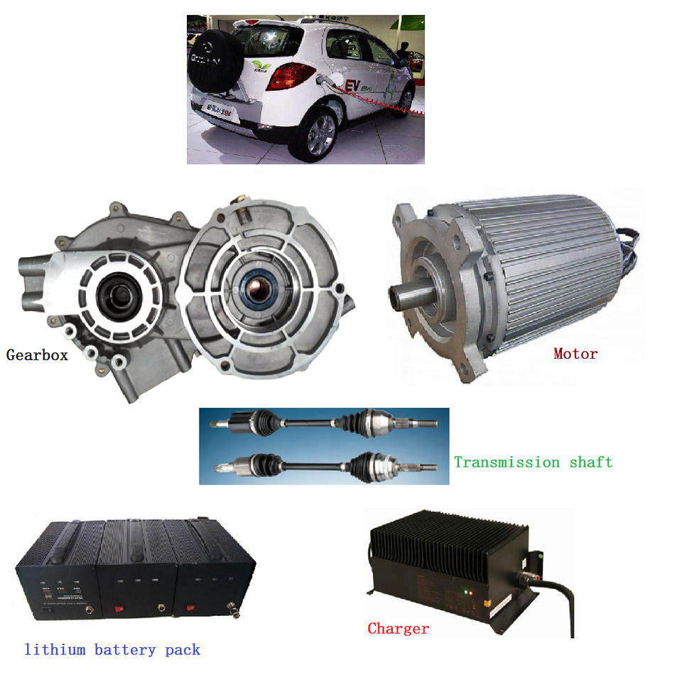 SHINEGLE Ev Motor and Controller ev conversion kit for car beetle Electric Car Tesla Motors Electric Car High