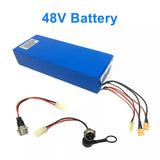 48V Scooter Lithium Battery with 54.6V full charged Battery Pack for 48v electric scooter 4A charge Ebike kick hoveboard Battery