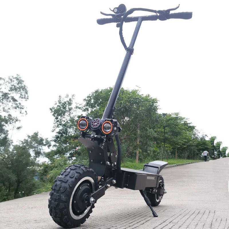 Super Offer  FLJ Upgrade T112 Electric Scooter 60V 5600W Foldable adults kick scooter