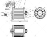 QSMOTOR 138 90H 4000W 7500W Mid Drive Motor with ND72530/ND84530/ND96530 Kit 