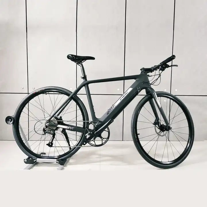 EWIG Carbon Fiber Electric Gravel Bike 9 Speed SHIMANO M2000 New Design 250W 36V 14AH Electrical City Road E Bicycle Adult