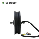 QSMOTOR 16X3.5inch 3000W V1.2 72V 90kph Electric Motorcycle Hub Motor Kits Electric Power Train With Motor Controller