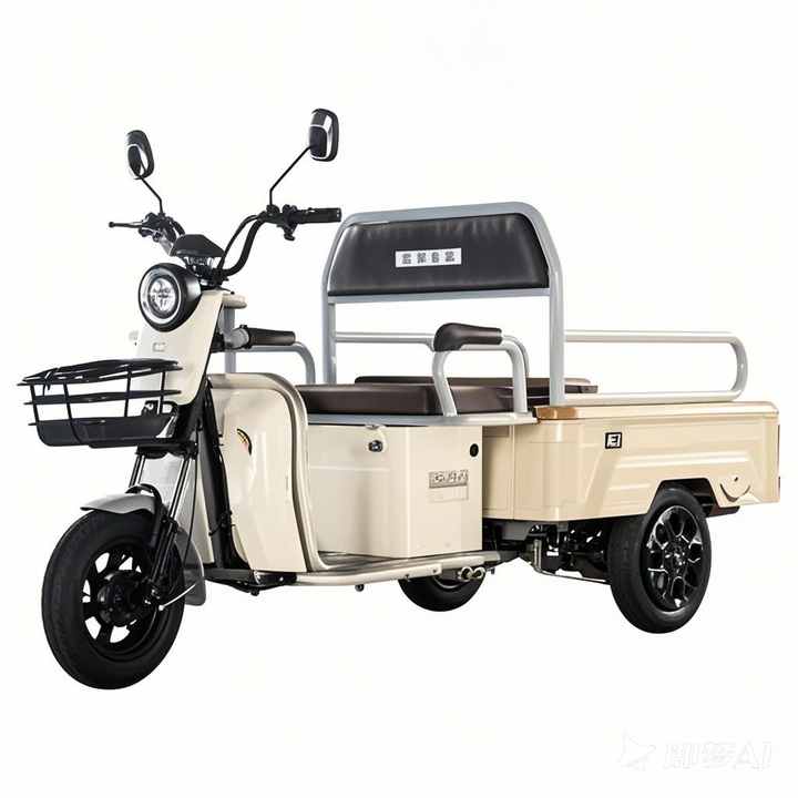 Quality Electric 60v Three-Wheel Cargo Tricycles with 1200w Motor Dumping Mobility Passenger for Family Use