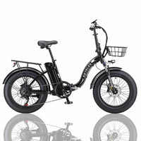 KETELES KF9 Folding Electric Bike Bafang Motor 17.5AH Battery 20*4.0 Fat Tire Folding E-Bike