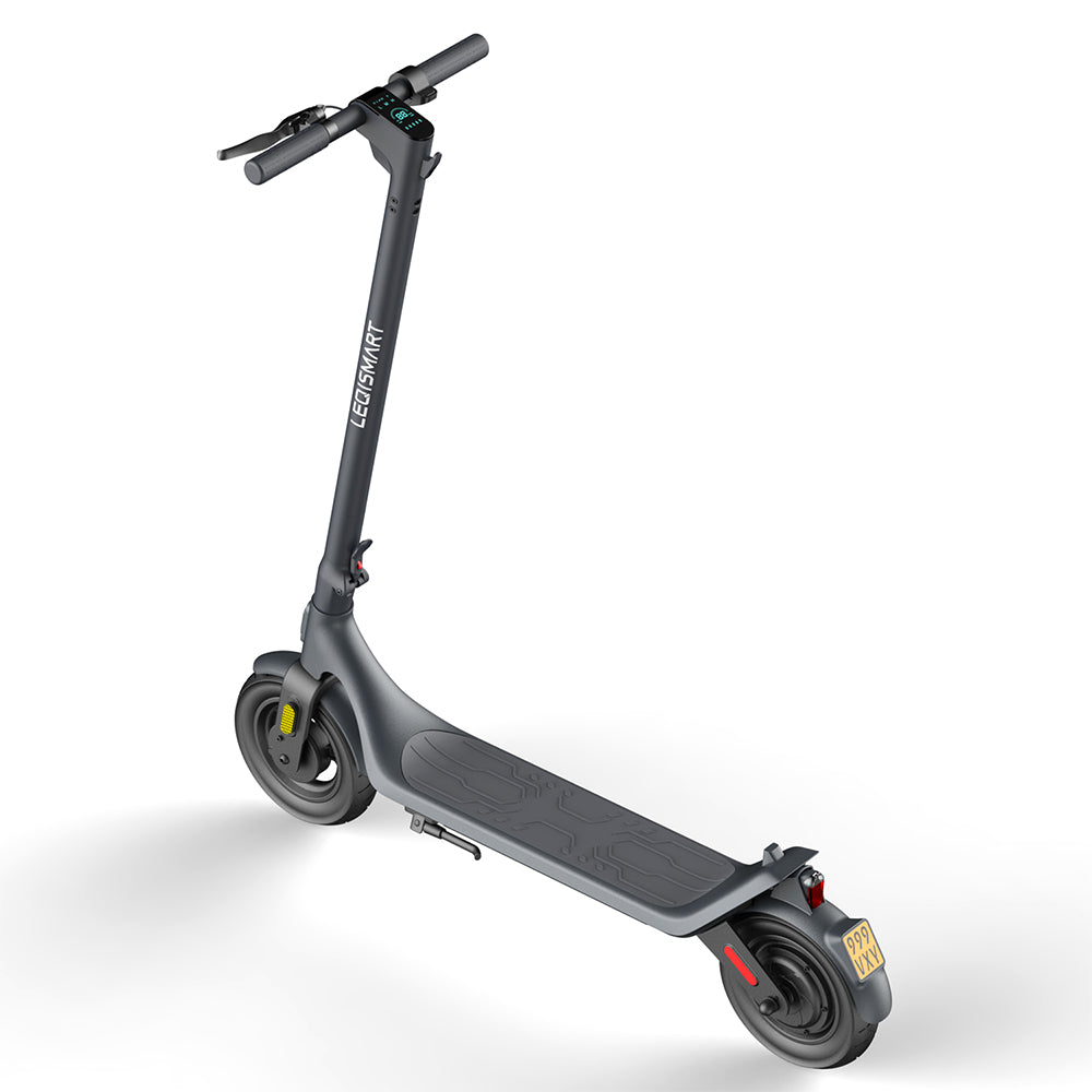 LEQISMART A11 Electric Scooter with ABE Certification,Folding Electric Scooter with 10'' Vacuum Puncture-proof tires, 30km range and APP control function.