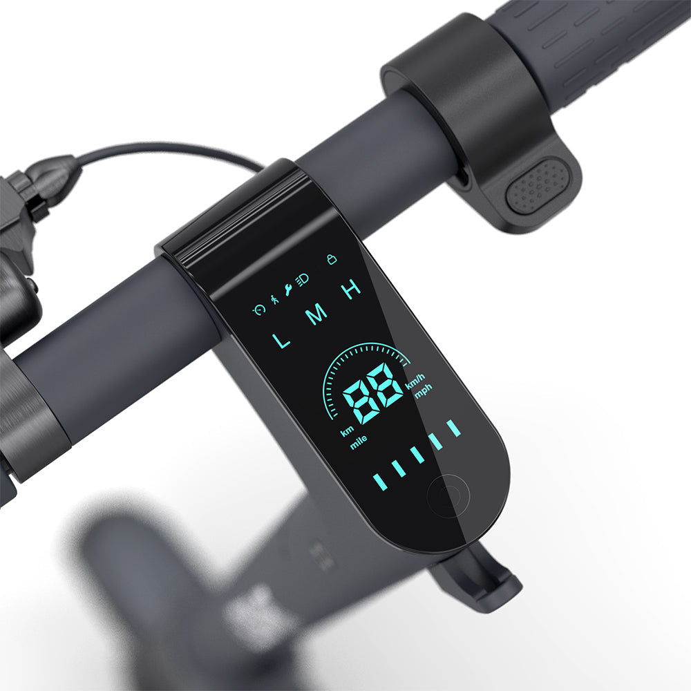 LEQISMART A11 Electric Scooter with ABE Certification,Folding Electric Scooter with 10'' Vacuum Puncture-proof tires, 30km range and APP control function.