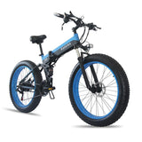 Keteles K8 1000W 48V 15AH Adult Folding Electric Bike 26 Inch Wheels 21 Speed Electric Mountain Bike Fat Tire  E-Bike