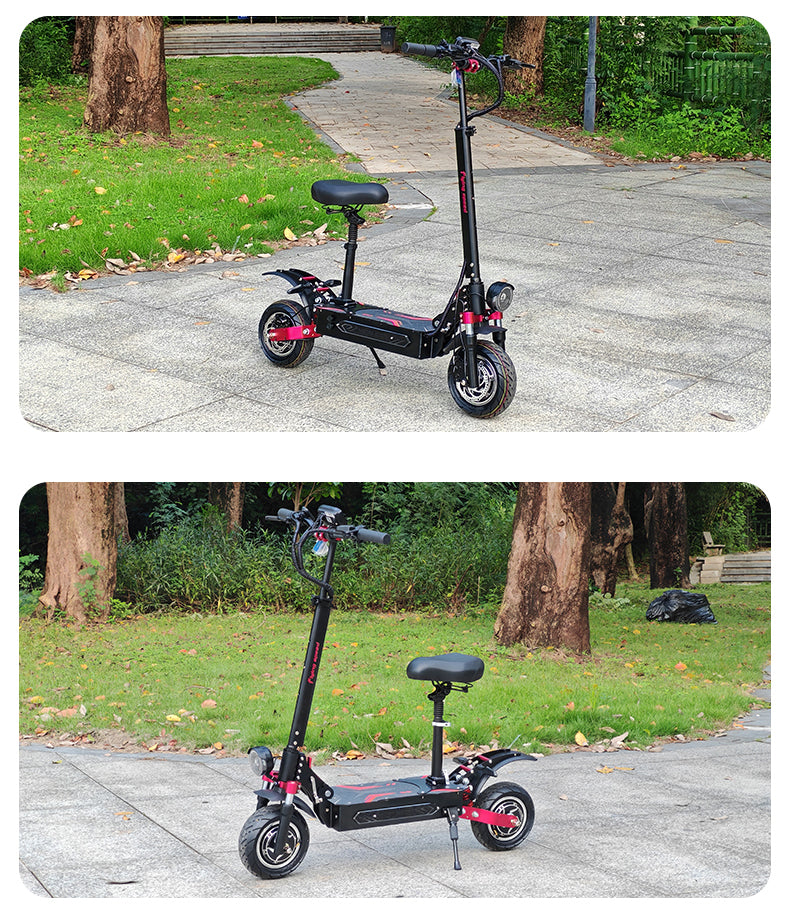 Latest 52V 3200W Dual Motor Fat Tire Electric Scooters