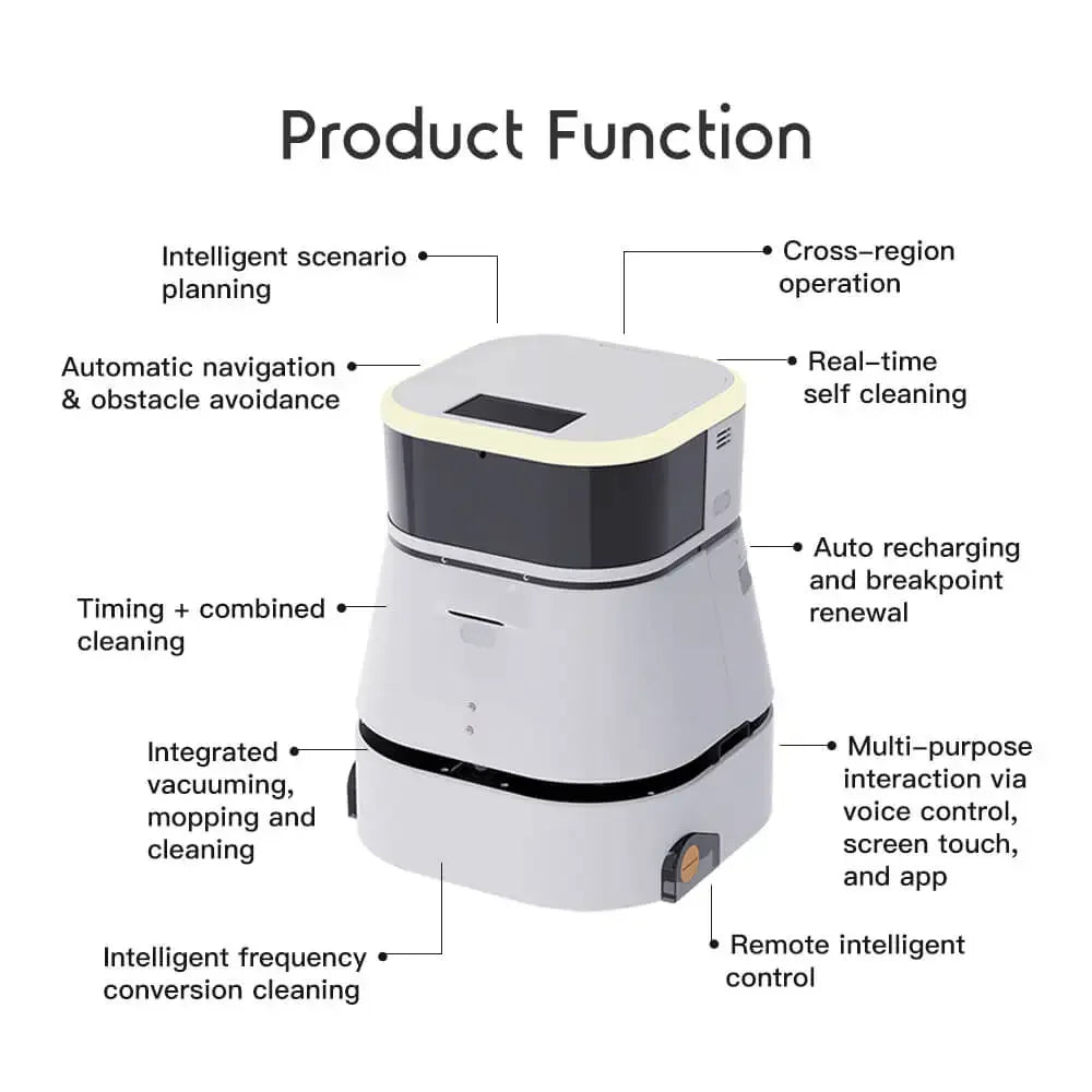 2022 New Arrival UBTECH Autonomous Navigation Service Robot mopping robot floor cleaning  Intelligent Commercial Cleaning Robot