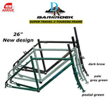 26 Inch Gravel Bike Frame/Chromoly Steel Frame/Fork/Touring Bicycle Frame/Bicycle Accessories