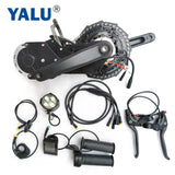 YALU MOTOR(Brushless motor) New Design 500W/800W 48V Middle Drive Crank Engine Electric Bicycle Conversion Kit