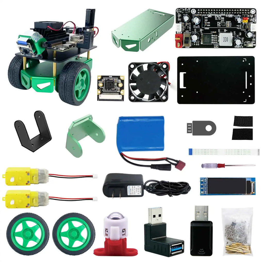 Jetbot MINI AI Visual Car Educational ROS Robot Kit Adopt OpenCV and Python3 Programming Support Autopilot Color Recognition