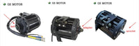 QSMOTOR 138 4000W 90H 7500W Max Continuous 72V 110KPH Mid Drive Motor Conversion Kit with Wire Harness EM200-2SP Controller