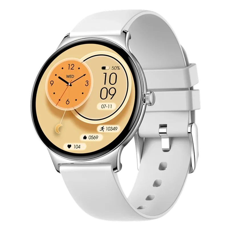 Gaines V89 Women Smart Watch 1.43inch Amoled Large Screen Bluetooth Calling Health Monitoring DA09 Fashion Ladies Smartwatch