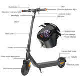 Mankeel Steed Scooter Electric  Bottom Double Shock Absorber Fast Adult E Electric Scooters 8.5 inch Electric Scooter Fast and Efficient Urban Commuter