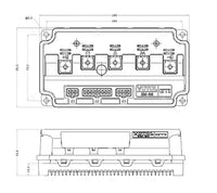 VOTOL Programmable EM80GTSP 72V Controller Rated 55A Boost 80A Controller for 3-4kW Electric Scooter Motor