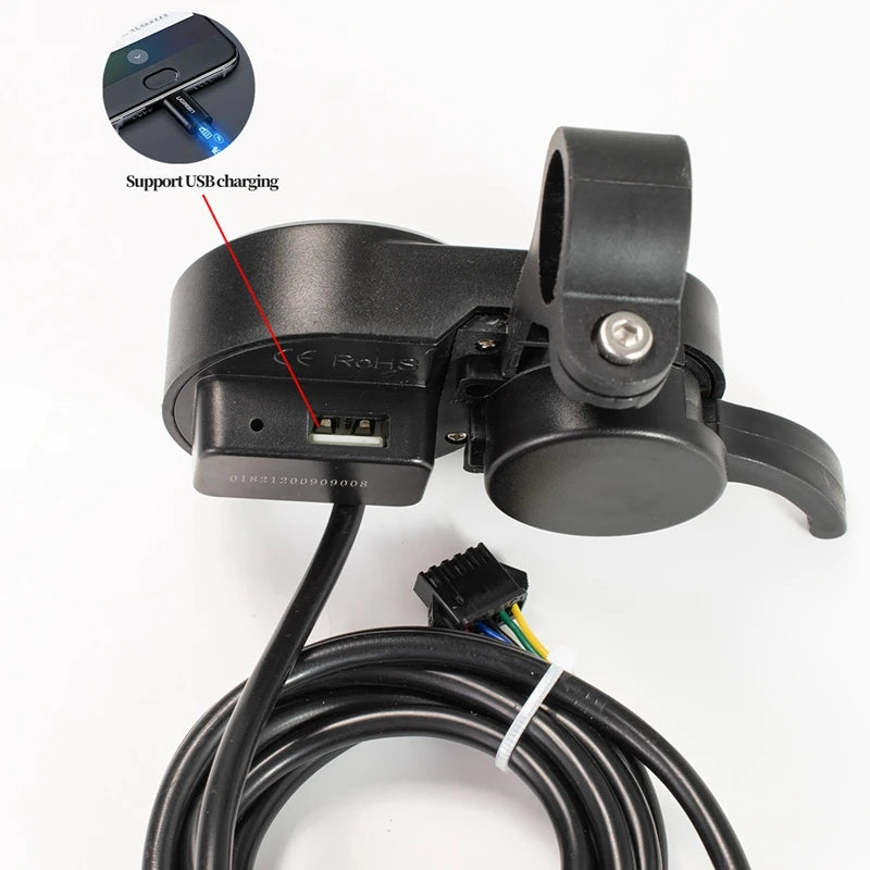 Kunray Brushless LCD Display for E-bike  24V/36V/48V 500w Controller Display Kits Electric Bicycle Scooter Motor Accessories