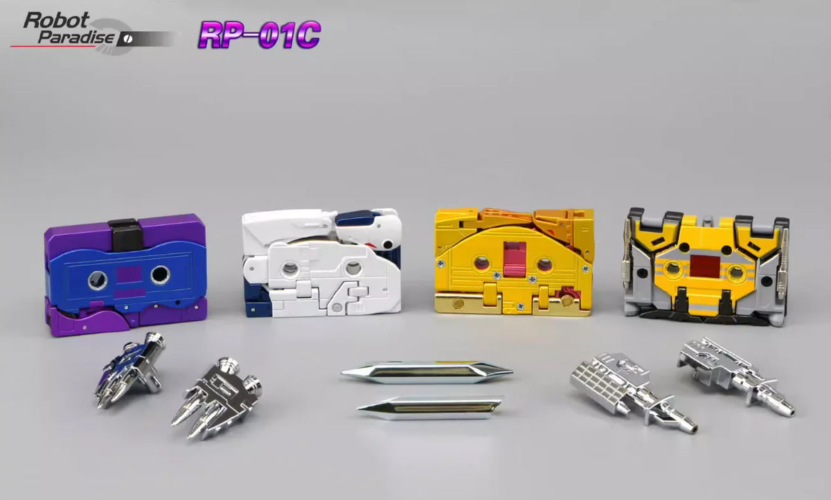 FansToys Robot Parade FT RP-02 Acoustic Blaster RP-01C Magnetic Tape Black Recorder Bird Sword Dragon Bat Spirit Deformation Toy