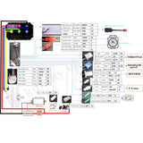 MY1020 Kunray 48V 2000W 72V 3000W Electric Motor Motorcycle Sine Wave Fardriver Brushless DC controller