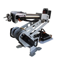 6 Dof Stainless Steel Robotic Arm Mechanical Robot Remote Control Claw With Servo MG90 for Children's Toy RC Robot Arm DIY Kit