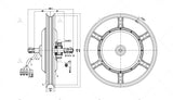 SiAECOSYS QSMOTOR 17x1.6inch 2000W 72V 70kph Hub Motor with EM80GTSP Controller and Kits for Scooter