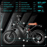 ZHENGBU S4 1000W 48V 25AH Electric Bike: 20" Fat Tire Off-Road E-Bike bicycle beach cruise e-bike Powerful All-Terrain Bicycle for Thrilling Outdoor Rides