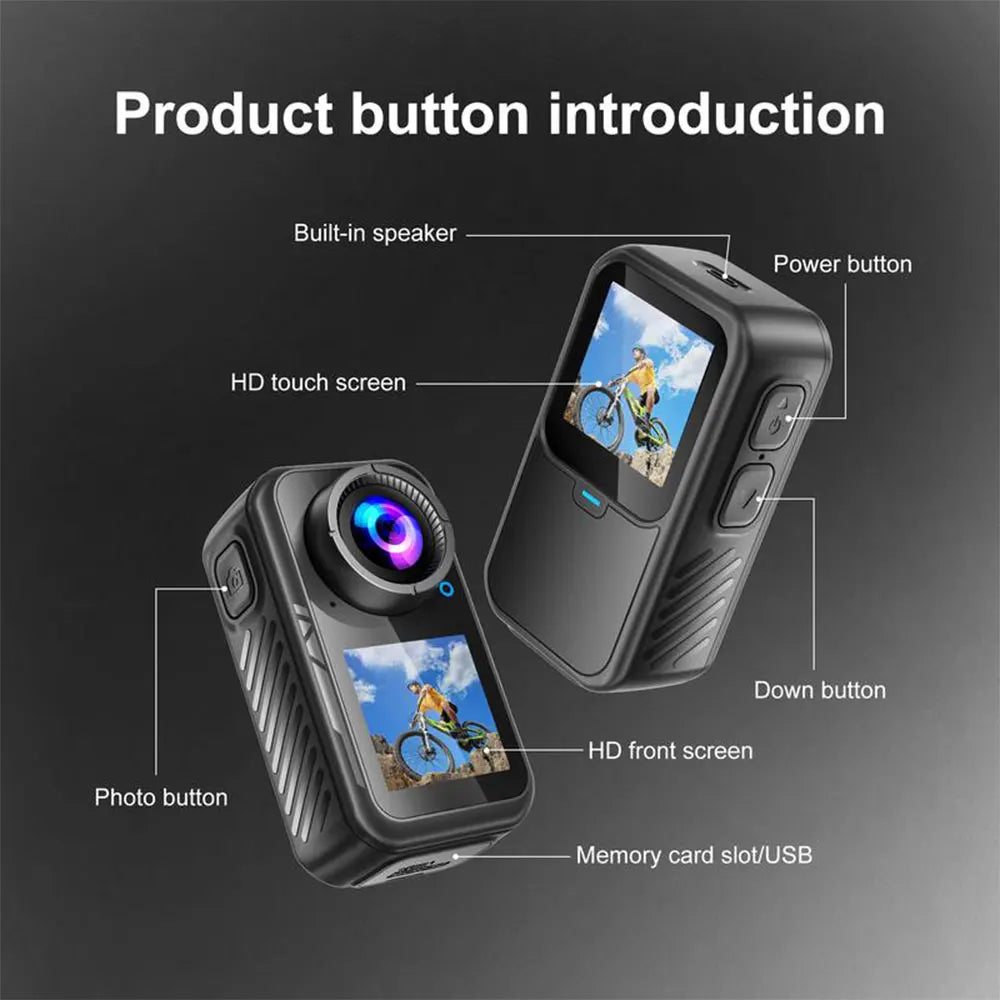 K50S Mini 5K Action Camera with Magnetic Mount