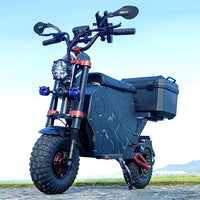 Latest FLJ 60V 10000W Mini Electric Motorcycle with App NFC 58MPH Speed