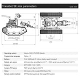 Yahboom Transbot SE ROS Robot AI Vision Tank Car with 2DOF Camera PTZ Can MoveIt Simulation for Jetson NANO B01 and RaspberryPi5