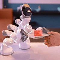 Clicbot Intelligent Robot Modular Splicing Kid Puzzle Toys Model Ai Program Desktop Electronic Pet Robot Accompany Xmas Gift Toy