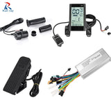 Ebike Brushless Controller Display with Pedal 36V 48V 350W 500W  Electric Bicycle Throttle Bike Display for Ebike Conversion Kit