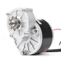 Speed Brush Motor 250W 24V 36V DC Brushed Gear Motor for E-bike Scooter Bike with Iron Bracket Holder MY1016Z2