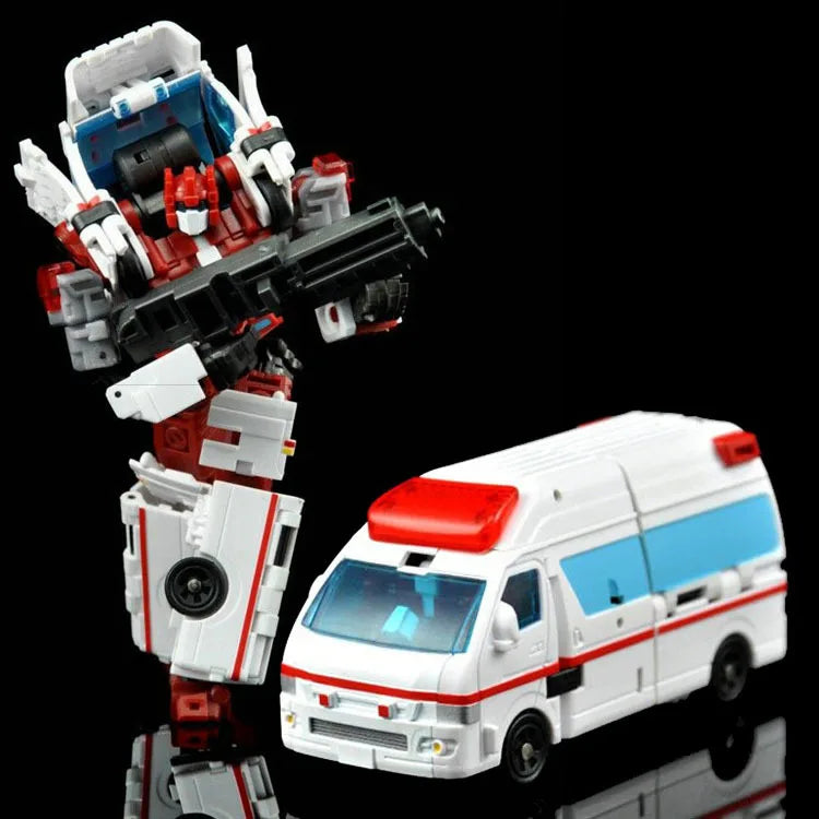 In stock Transforming Toy 5 in 1 Defensor Model YM-17 YM17 Vulcan Hotspot KO Action Figure Robot Model Collection