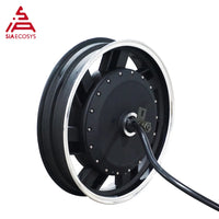 SiAECOSYS QS273 17X3.5inch 8000W 72V 120kph hub Motor with EM200-2SP controller Powertrain kits for electric motorcycle