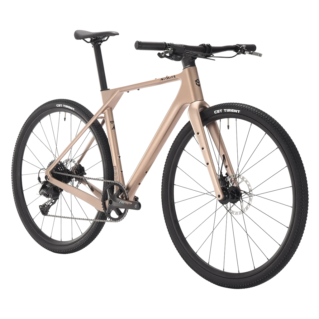 SAVA 2025 New SF6 R21 Carbon Fiber Flat Handlebar Road Bike, Hydraulic Disc Brake Gravel Bike with SHIMANO U6000 11 Speed Kit