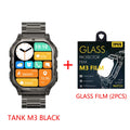 2025 Original KOSPET TANK M3 Smartwatches Men Smart Watch 480mAh AMOLED AOD Bluetooth Call Waterproof Electronic Digital Watches