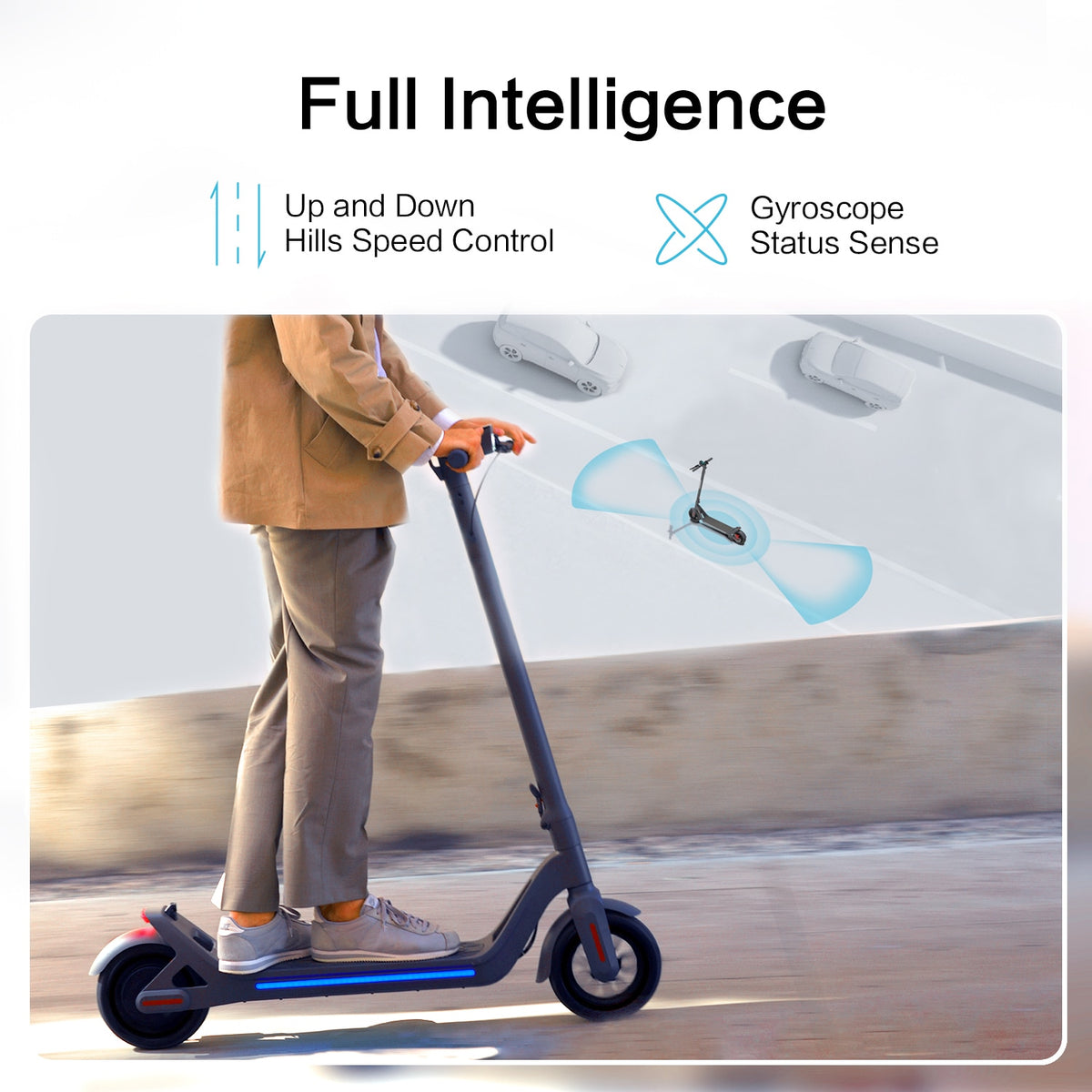 LEQISMART A8 Electric Scooter For Adults 3-5 Day Delivery 350W Motor Mileage 40km Foldable Electric Scooter For Teens/Kid